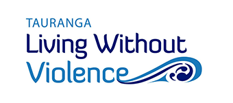 logo tauranga living without violence